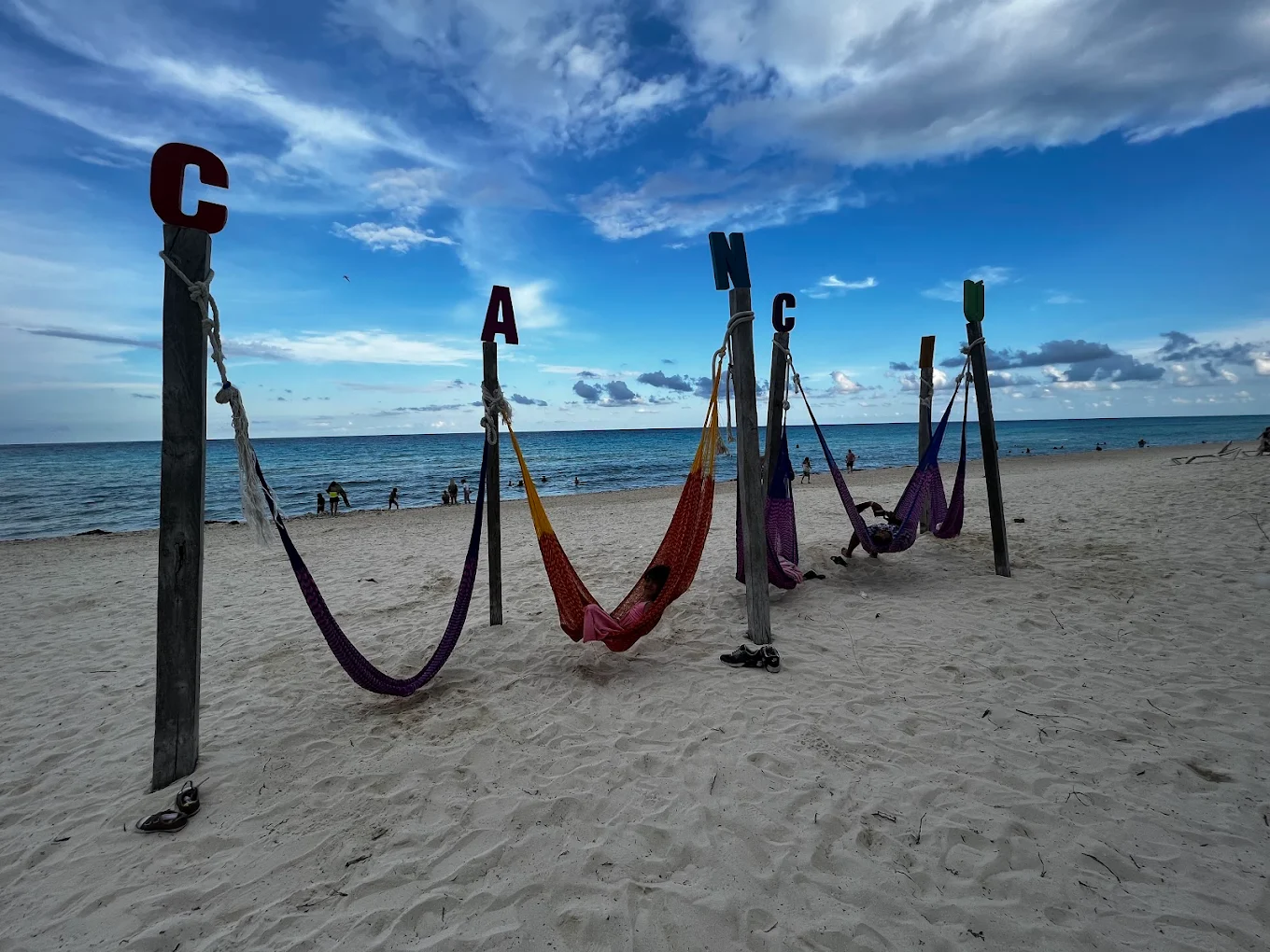 White-sand beach at Hyatt Zilara Cancún