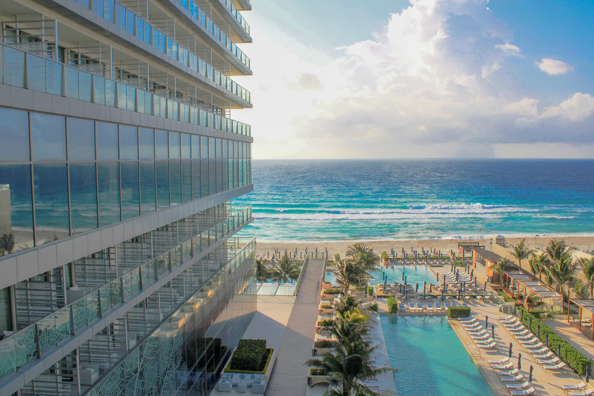 Ocean view from a room at Secrets The Vine Cancún